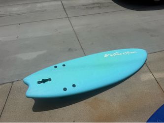 5’6” Wavestorm Fish Swallow Tail Surfboard Teal