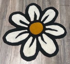 Daisy Flower Shaped Area Rug