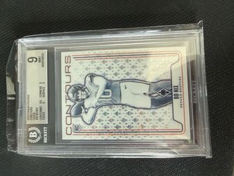 2024 Panini Contours Bo Nix Lazer RC BGS 9