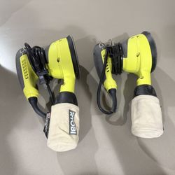 2 RYOBI Random Orbit Sander