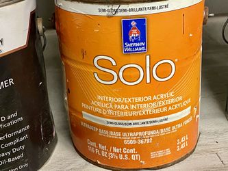 Sherwin Williams SOLO Interior/Exterior Paint