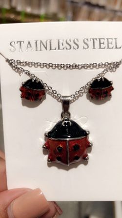 Lady bug stainless steel