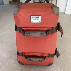 Carry-on Soft-Sided Roller Bag - Burton Wheelie Flight Deck - Burnt Ochre Color