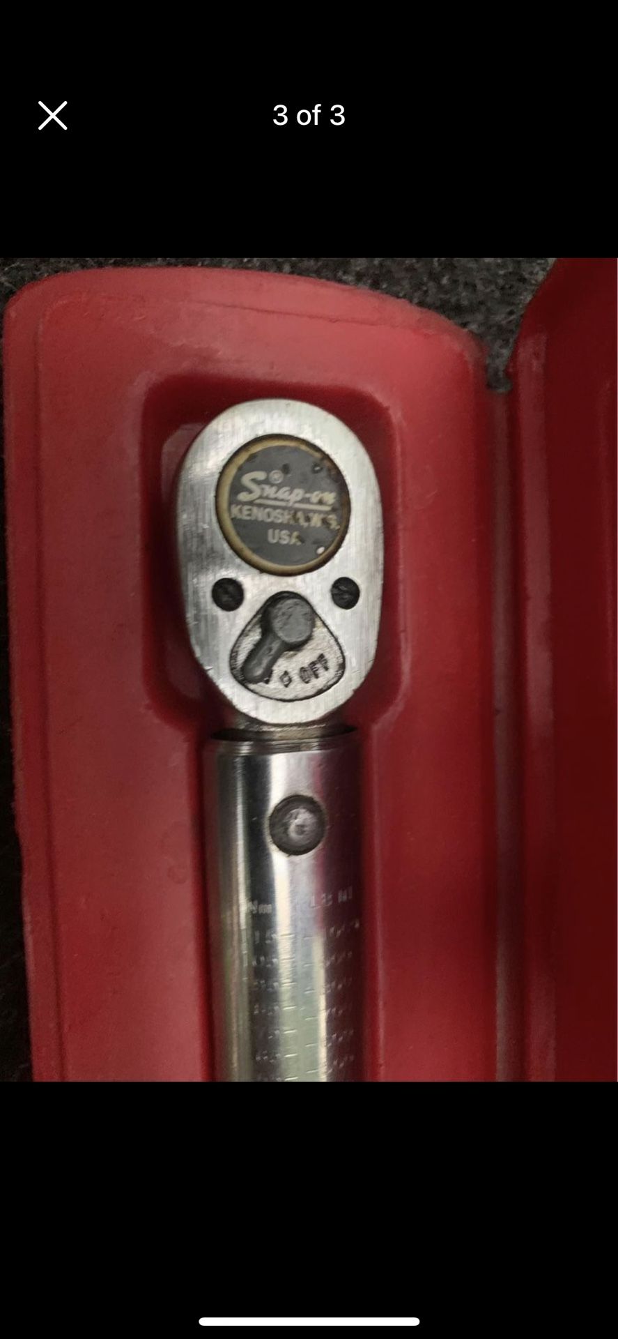 Snap-On 1/4in Drive torque Wrench