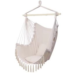 hanging chair white