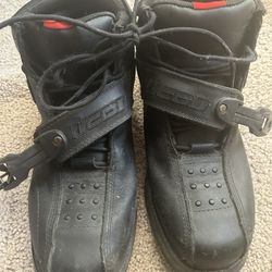 ICON M/C Riding Boots 9.5