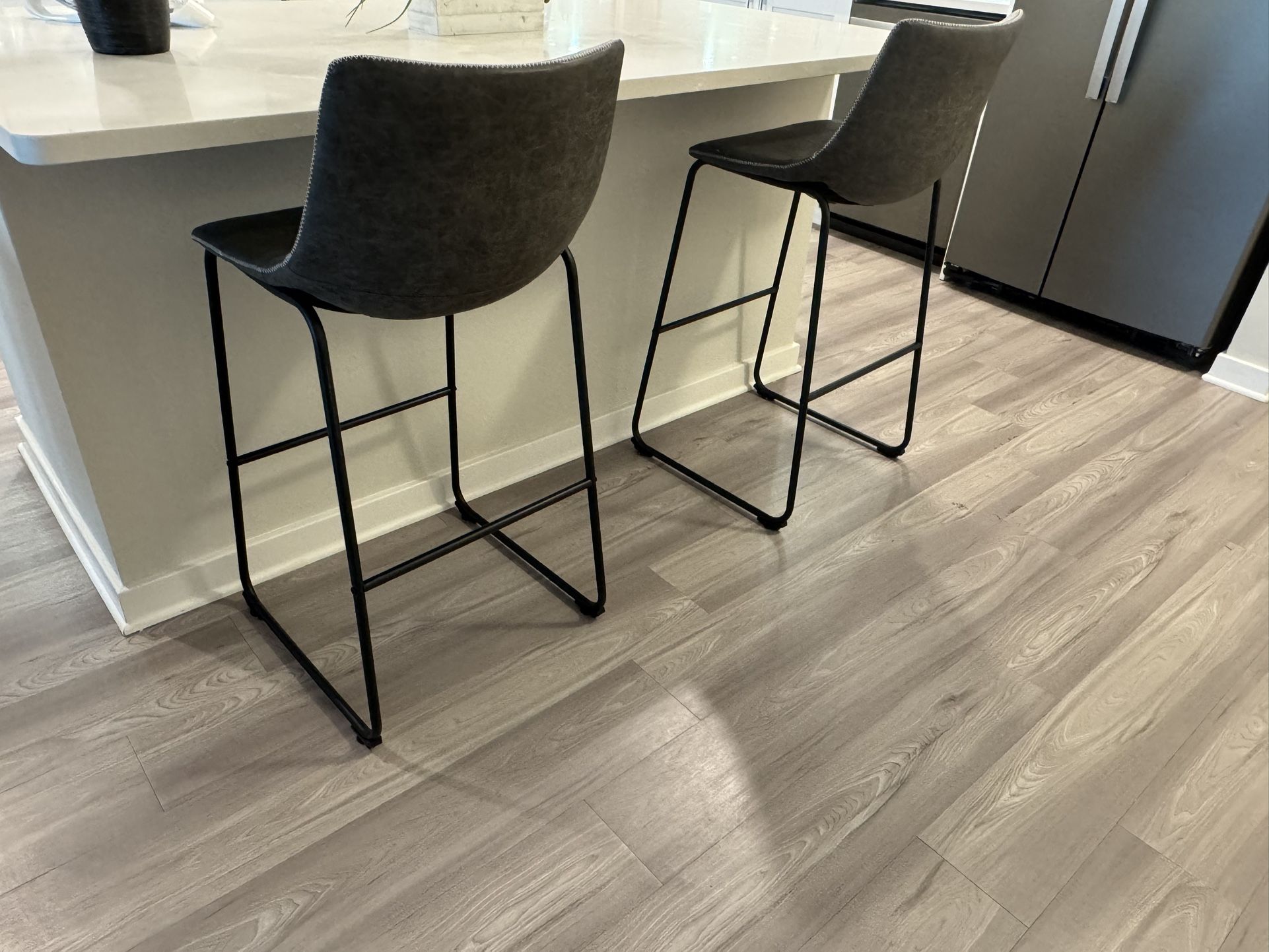 Set of 2 Bar Stools for Kitchen Island