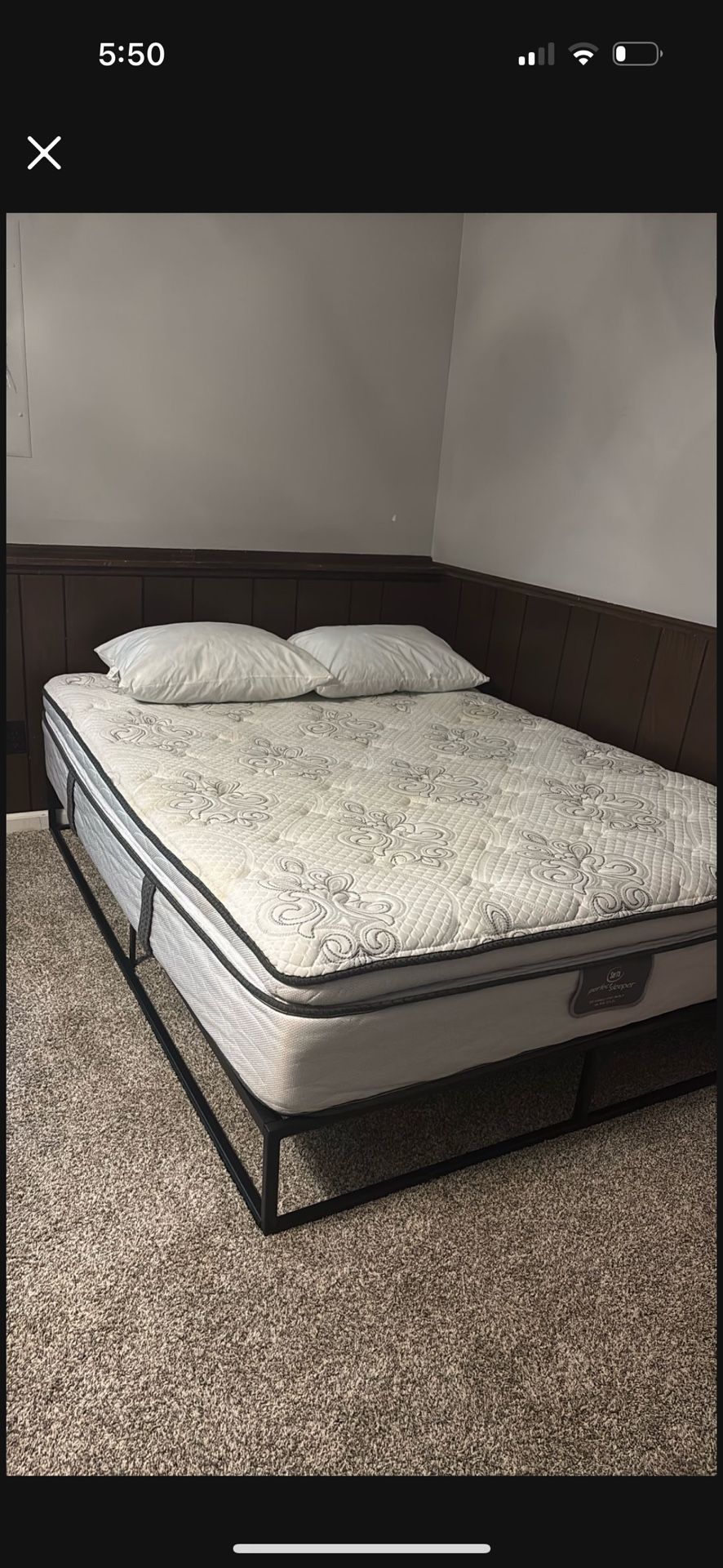Queen Bed With Mattress