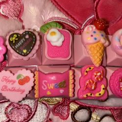 Cute Pink Custom Key caps For Keyboard