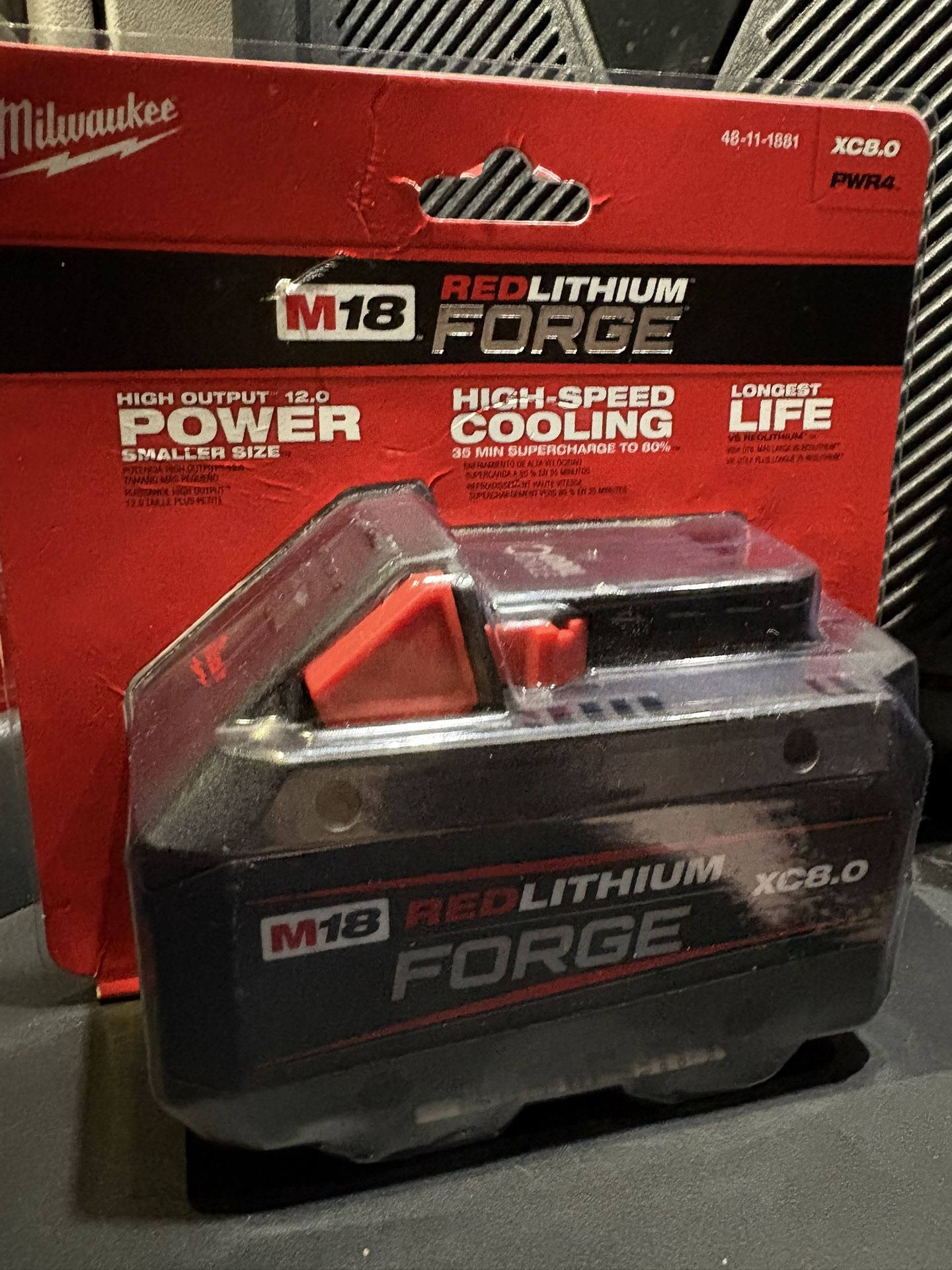 Milwaukee Battery Xc8.0