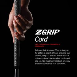 BRWH-B006X6QBZS_Golf Pride ZGrip Cord Golf Grip - Durable Rubber & Cotton Cord Grip - Firm Feel with High-Traction Texture