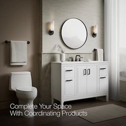 Kohler Orime 28" round framed mirror