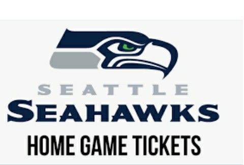 Seattle Seahawks vs DETROIT LIONS 3 & 4 ROWS FROM THE FIELD 