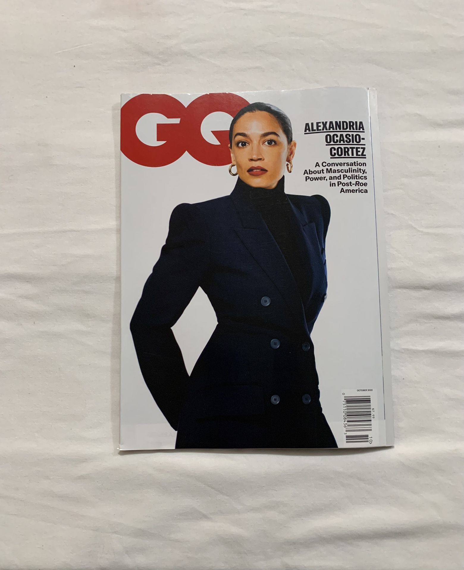 GQ Alexandria Ocasio-Cortez “A Conversation About” Issue October 2022 Magazine