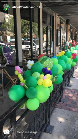 Balloon garland / decoraciones con globos