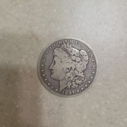 1897 O Morgan Silver Dollar.  Better Date 