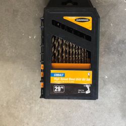 Brand New Cobalt Drill Bit Set