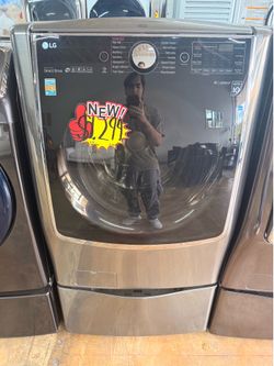 Used Tall LG Washer Secondary Washer