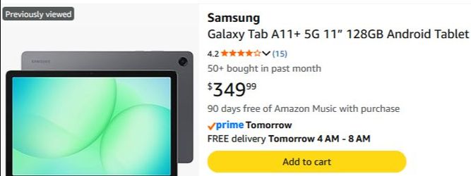 Samsung Galaxy Tab A11+ 5G