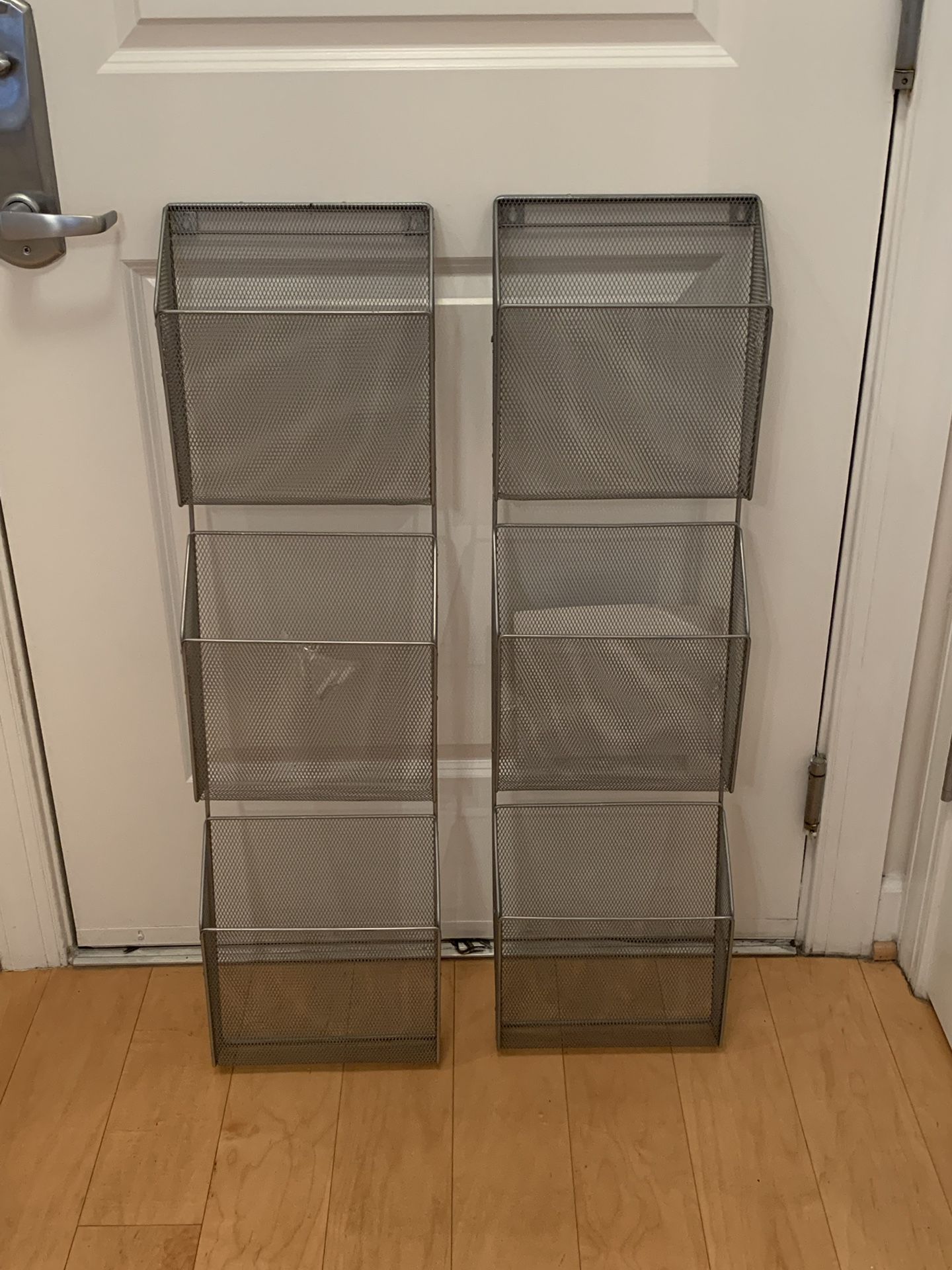 Container Store Mesh Basket Ladder Storage with Hardware