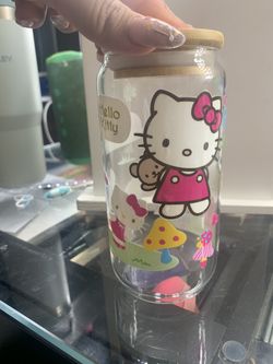 Hello Kitty Glass Cup