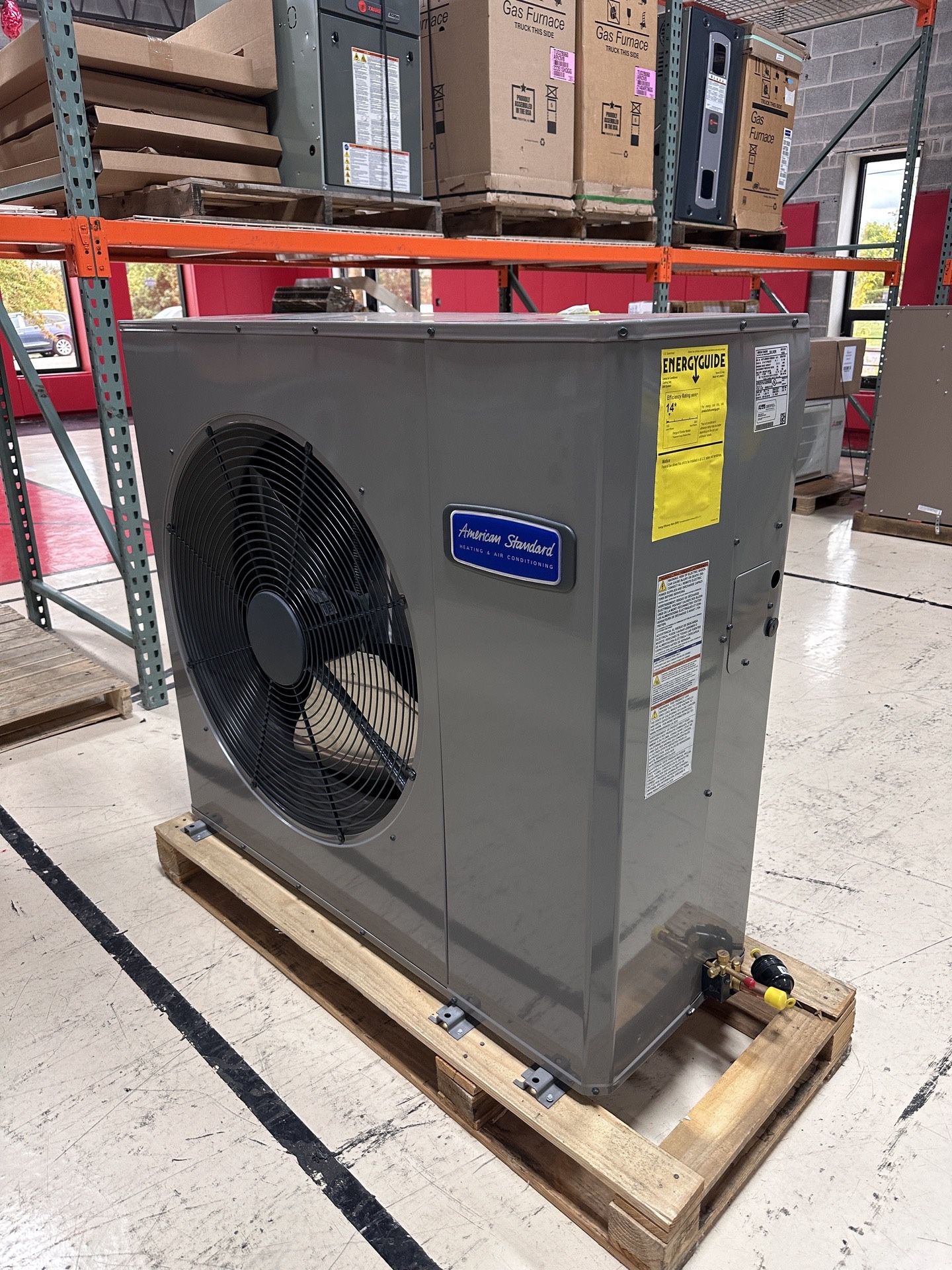 American Standard 5 TON 16 SEER2 Floor Deck AC CONDENSER (Se Habla Español)