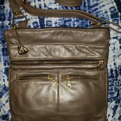 Victoria Leather Crossbody Bag