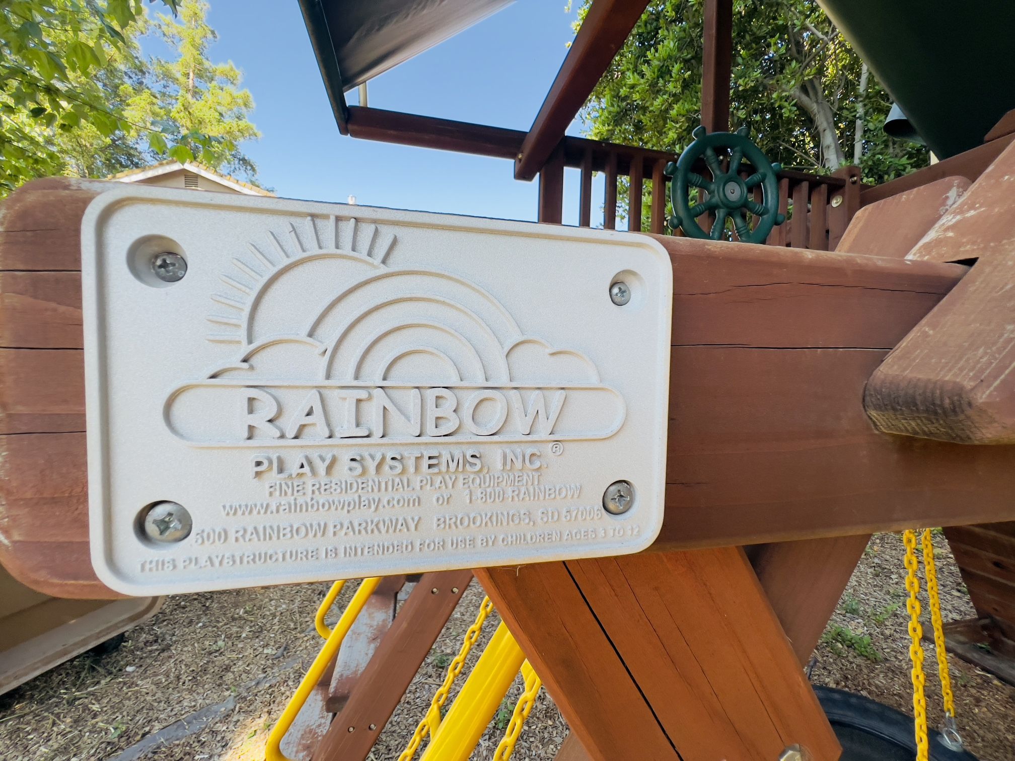 Rainbow Playground Structure 