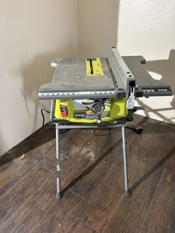 15 Amp 10 in. Compact Portable Corded Jobsite Table Saw with Folding Stand