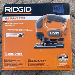 RIDGID 18V Brushless Cordless Jig Saw(Tool Only)  (R86344B) (NEW)