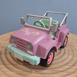 American Girl Wellie Wishers Doll Jeep 16" long