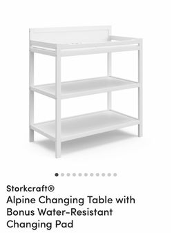 Storkcraft Alpine Changing Table  **WITHOUT CHANGING PAD**