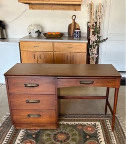 Beautiful solid walnut Lane desk