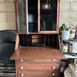 Upright Vintage Desk
