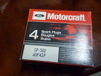 New motorcraft spark plugs