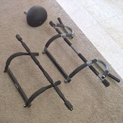 Pullup Bars, Motorcycle Helmet