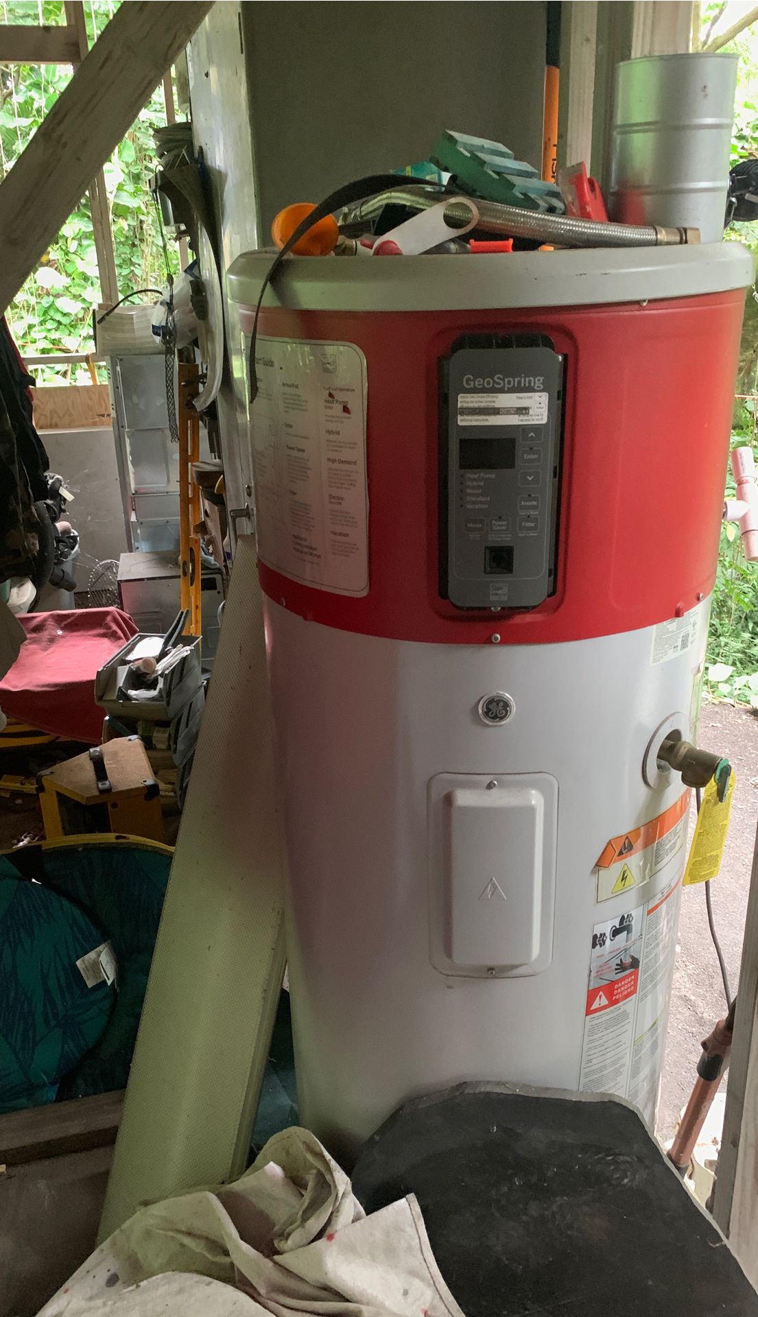 GE geo spring water heater