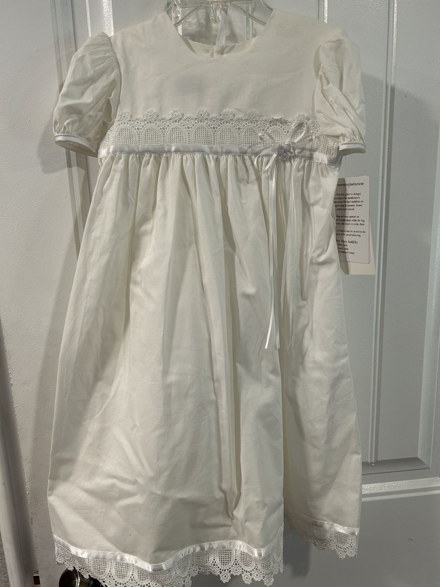 Girls Baptism Gown/ Dress