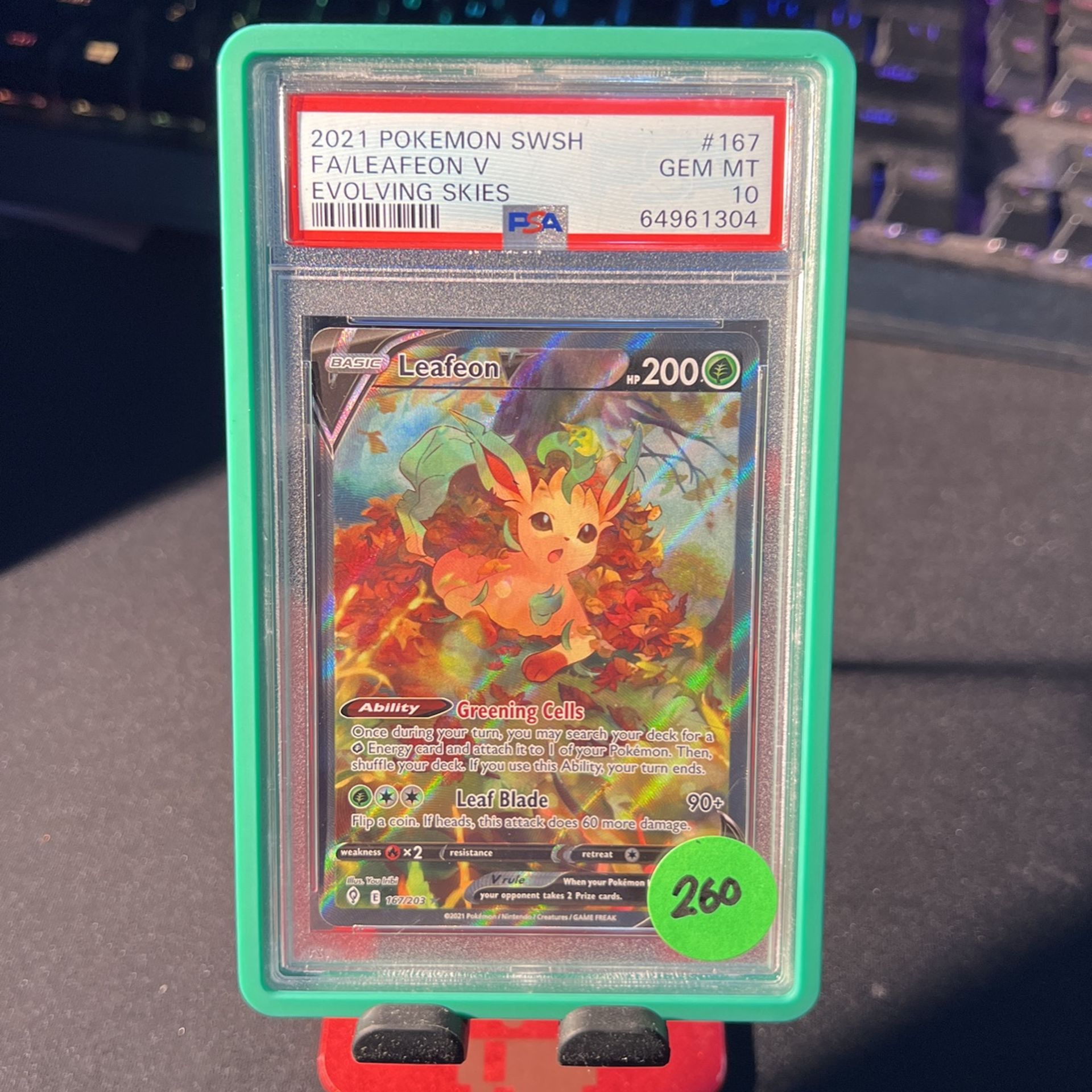 Psa 10 Leafeon V Alt Pokémon