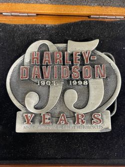 1998 Harley Davidson, 95th anniversary belt buckle