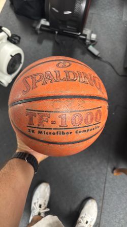 Spalding TF‑1000 Indoor Basketball – Used Condition