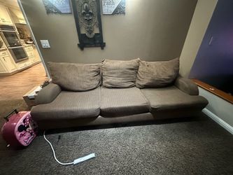 Brown couch