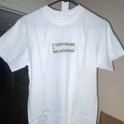 2022 Supreme x Burberry Box Logo Tee 'White'