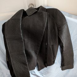 Black Leather Jacket   Size 5