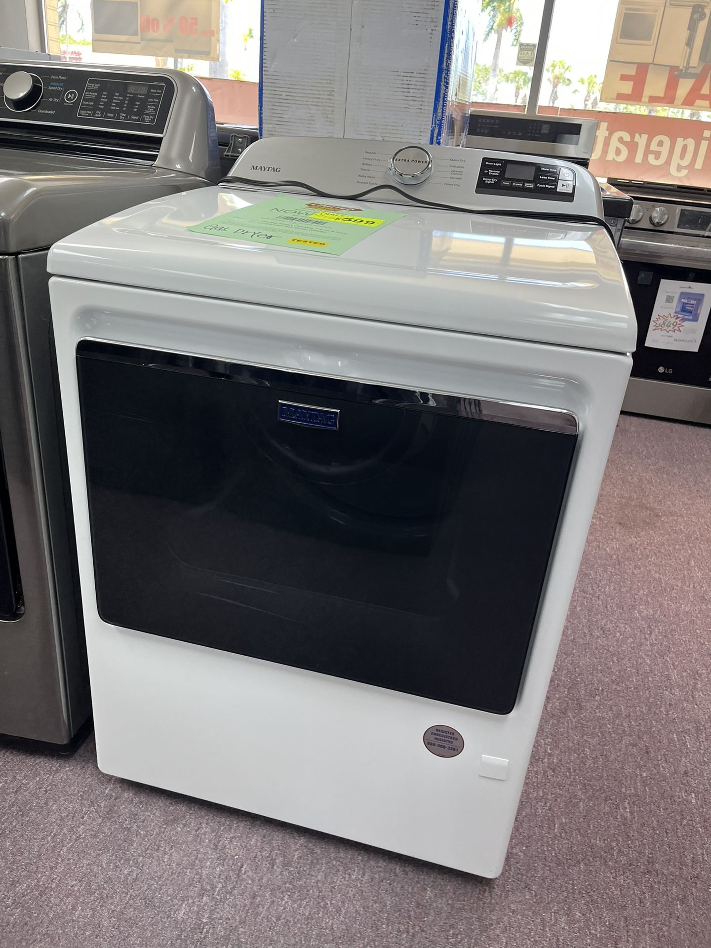 Gas Dryer, New Scratch And Dents, LG Whirlpool Samsung Maytag