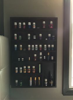 Essential oil shelf