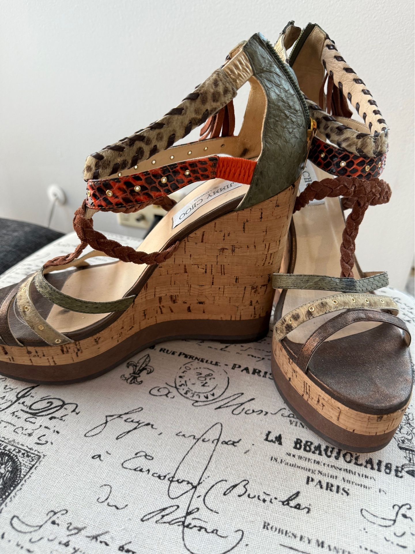 Jimmy Choo Wedge Sandals 40.5