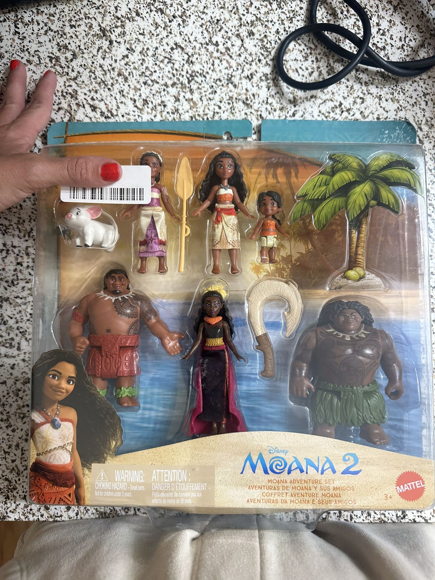 Moana 2 Adventure set with 6 dolls