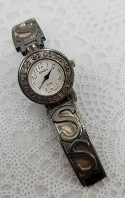 Silver Western Style Ladies Watch