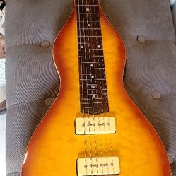 Lap Steel Guitar NEW active P 90s 